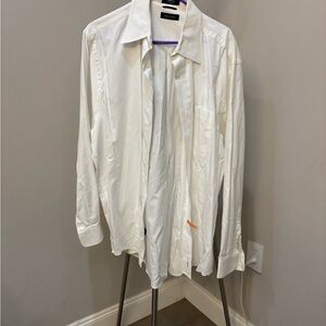 Nautica Classic White Collared Shirt